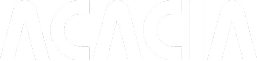 logo Acacia na cor branca